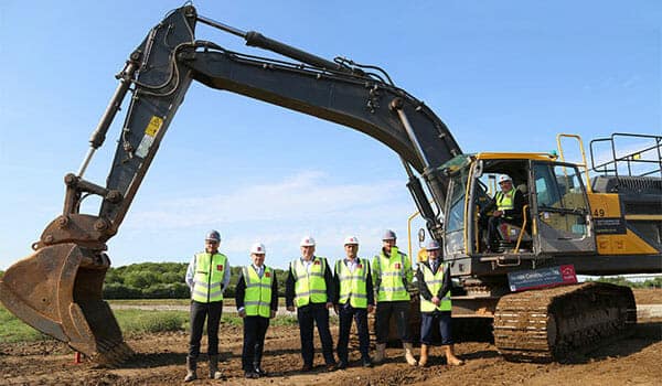 Construction starts on two speculative logistics units totalling 350,000 sq ft at Suffolk Park, Bury St Edmunds 10 - Jaynic construction starts suffolk park 1 - Jaynic