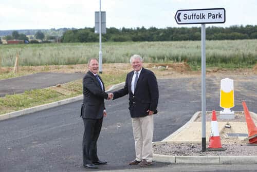 St Edmundsbury Borough Council signs loan for infrastructure costs at Suffolk Park, Bury St Edmunds 9 - Jaynic suffolk park infrastructure loan 1 - Jaynic