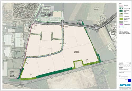 JAYNIC submits outline planning application for whole 114 acre Suffolk Park 2 - Jaynic suffolk park planning application - Jaynic