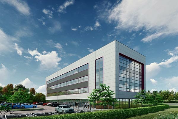 JAYNIC applies for planning permission to develop it's Innovation Centre at Haverhill Research Park in a more prominent position 4 - Jaynic view2 epicentre haverhill - Jaynic