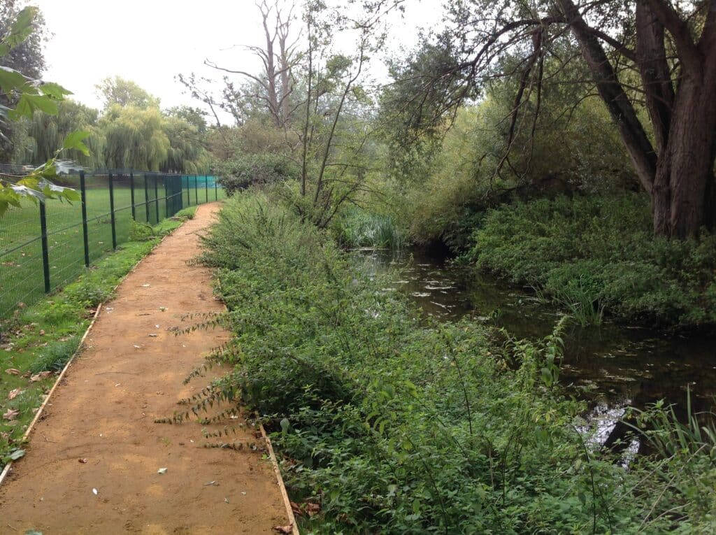 Gipping Valley Path Alongside Gateway 14 and Muntons Complex at Stowmarket Upgraded 5 - Jaynic Footpath - Jaynic