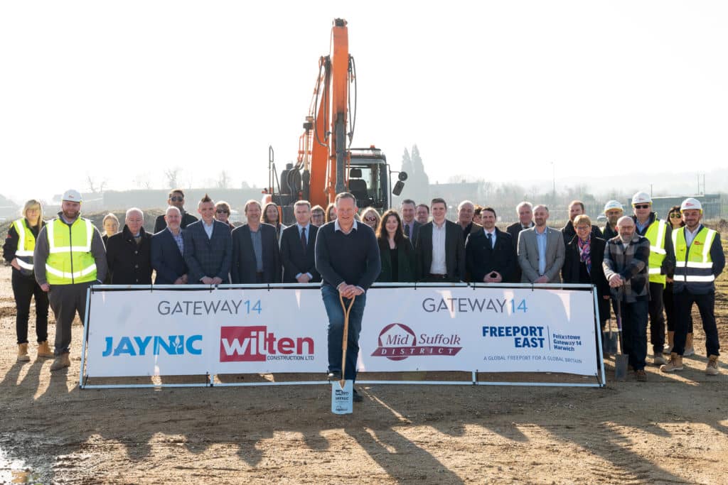 Groundbreaking for £18m Skills And Innovation Centre at Gateway 14, Stowmarket - boosting business in the East 1 - Jaynic G14 GroundBreak 060325 5 - Jaynic
